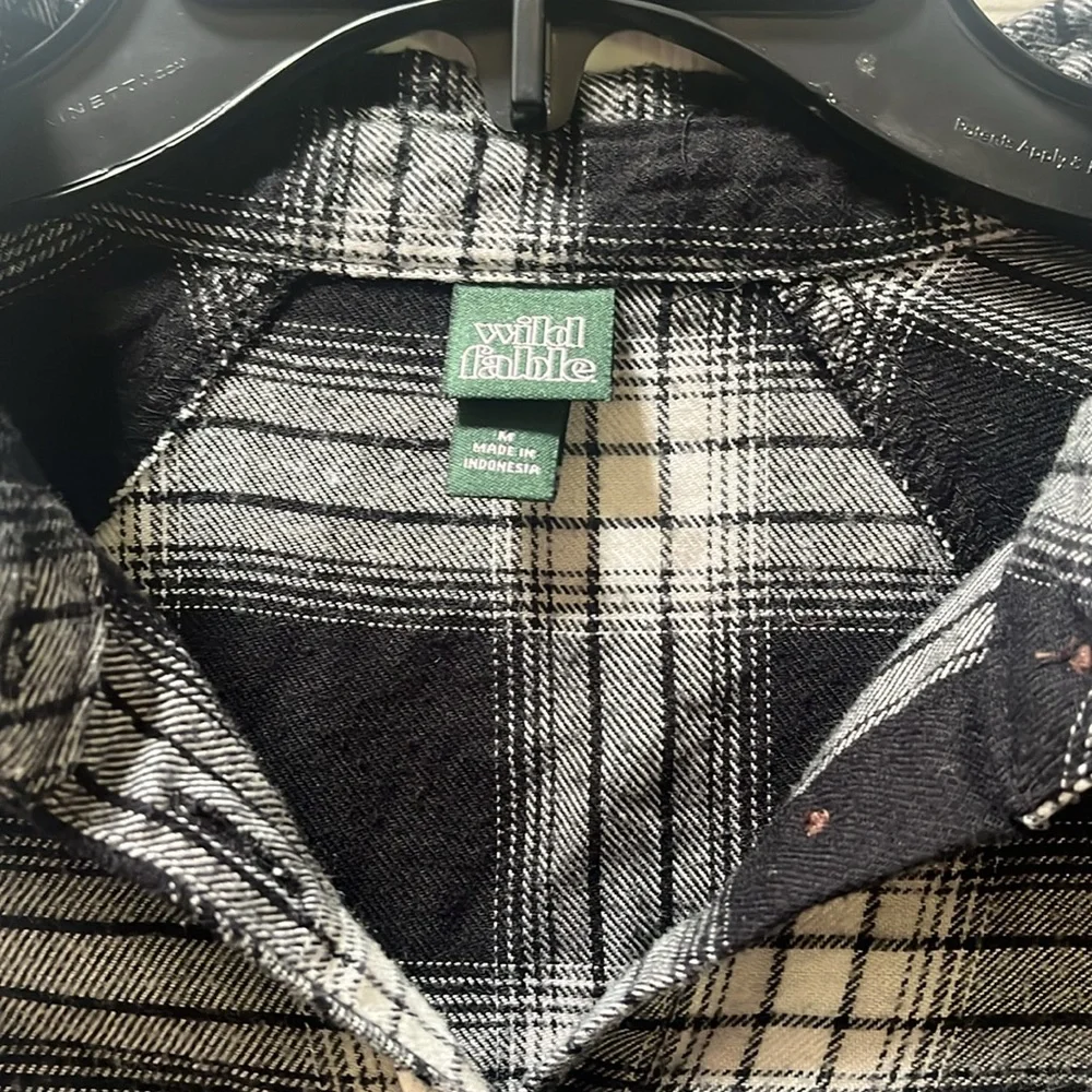 Wild Fable Plaid Button-Down Top - Picture 2 of 5